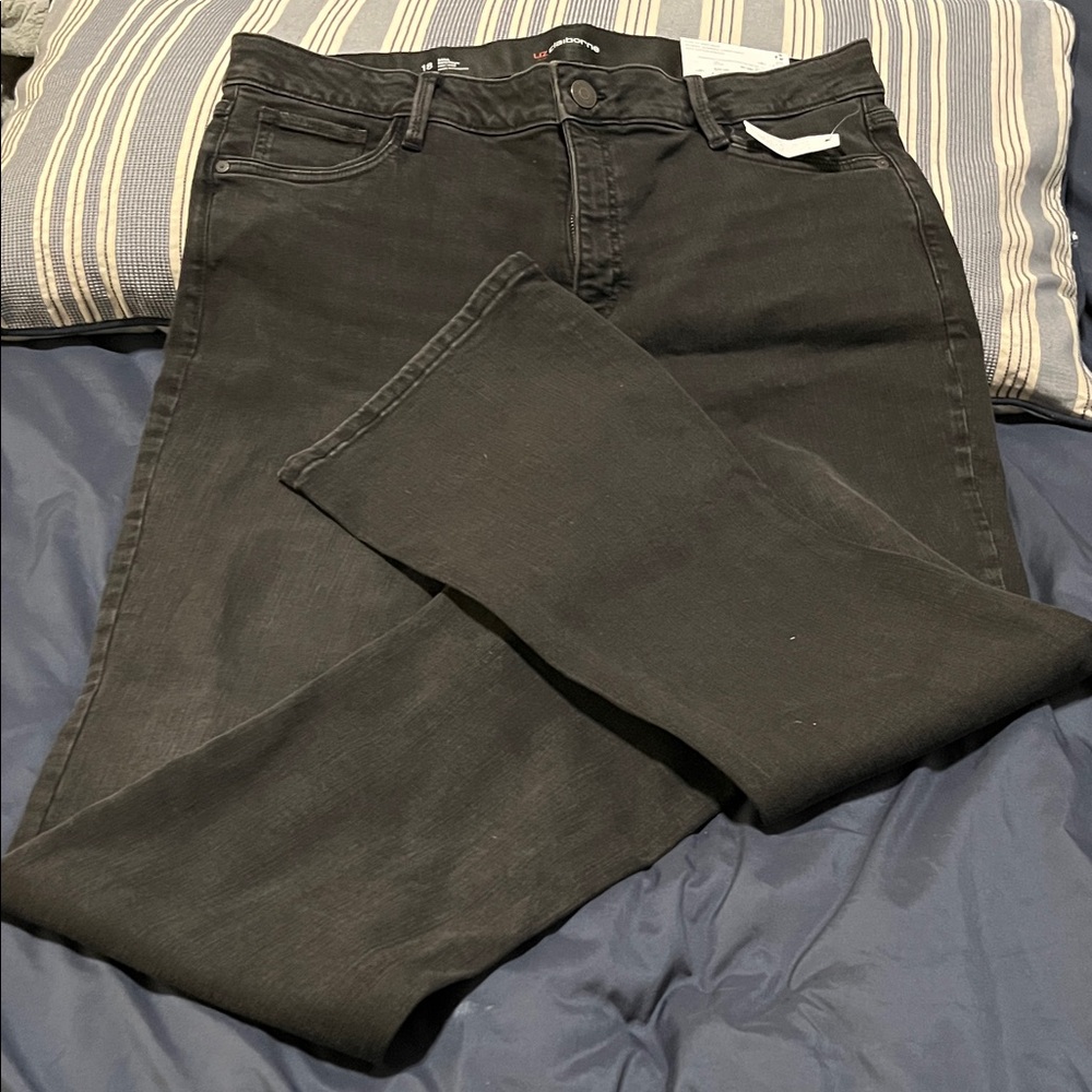 Liz Claiborne Women's Black Boot Cut Jeans